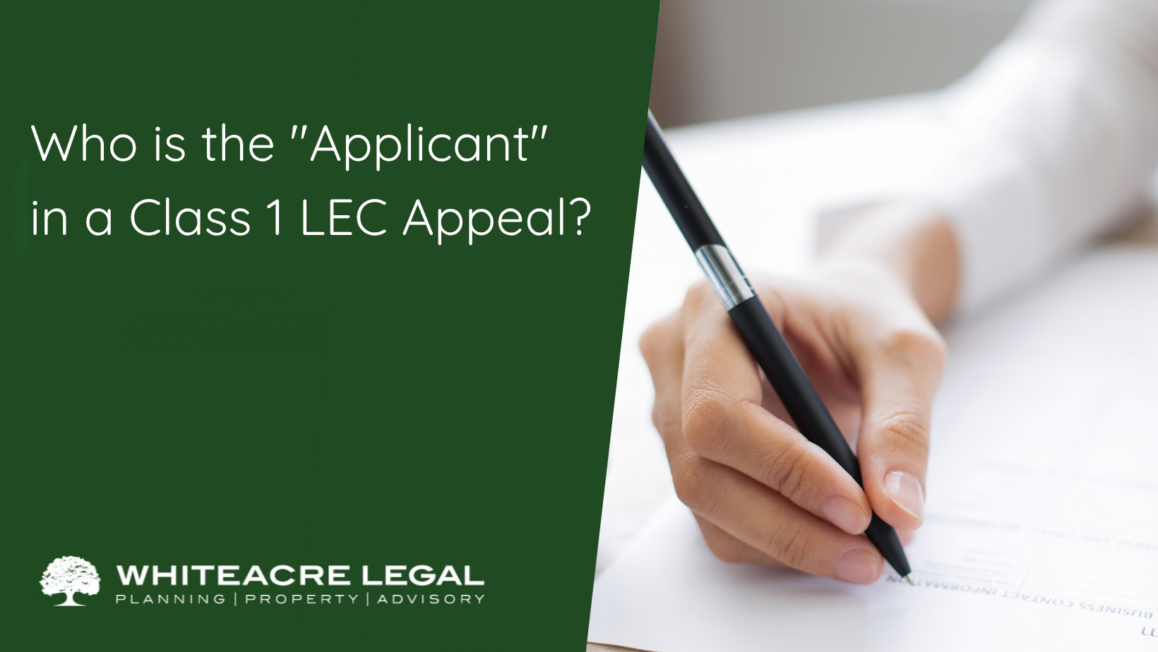Class 1 LEC Appeal