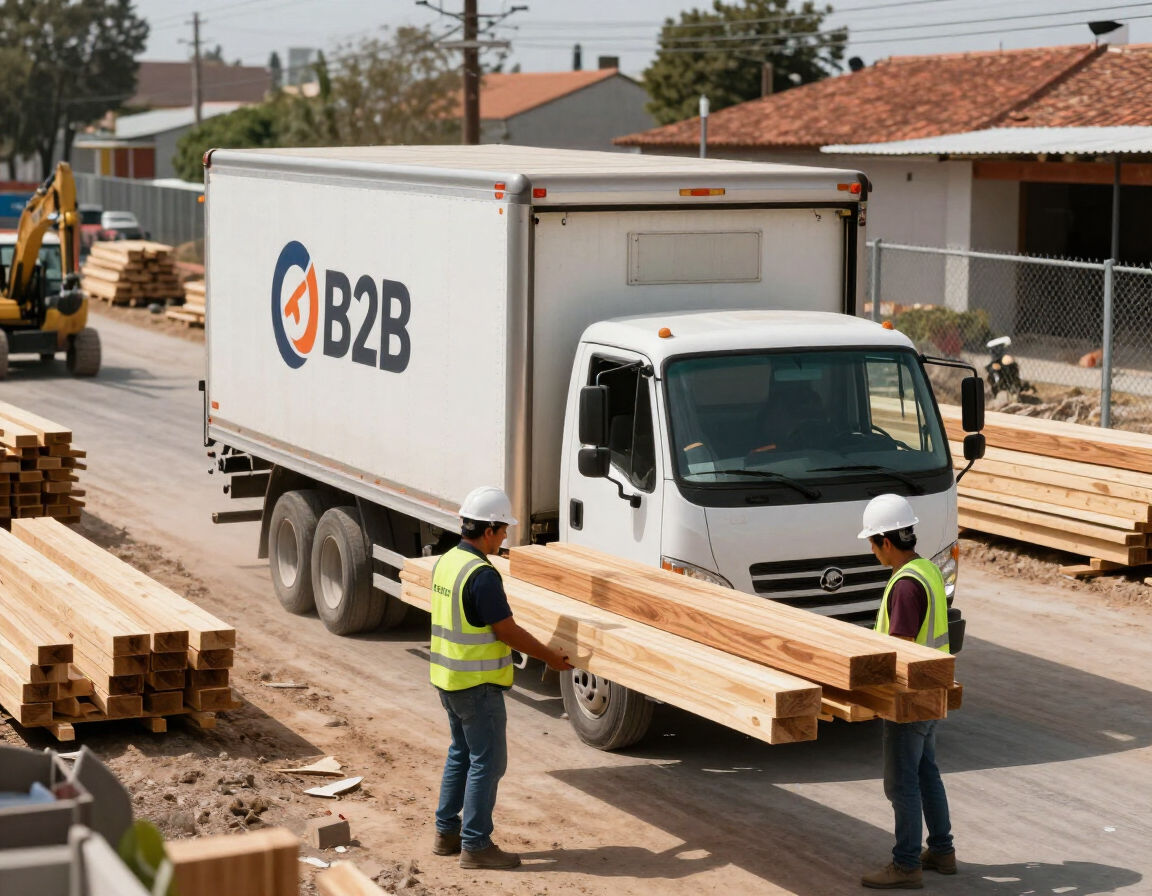 Entrega en obra de maderas importadas con logística especializada