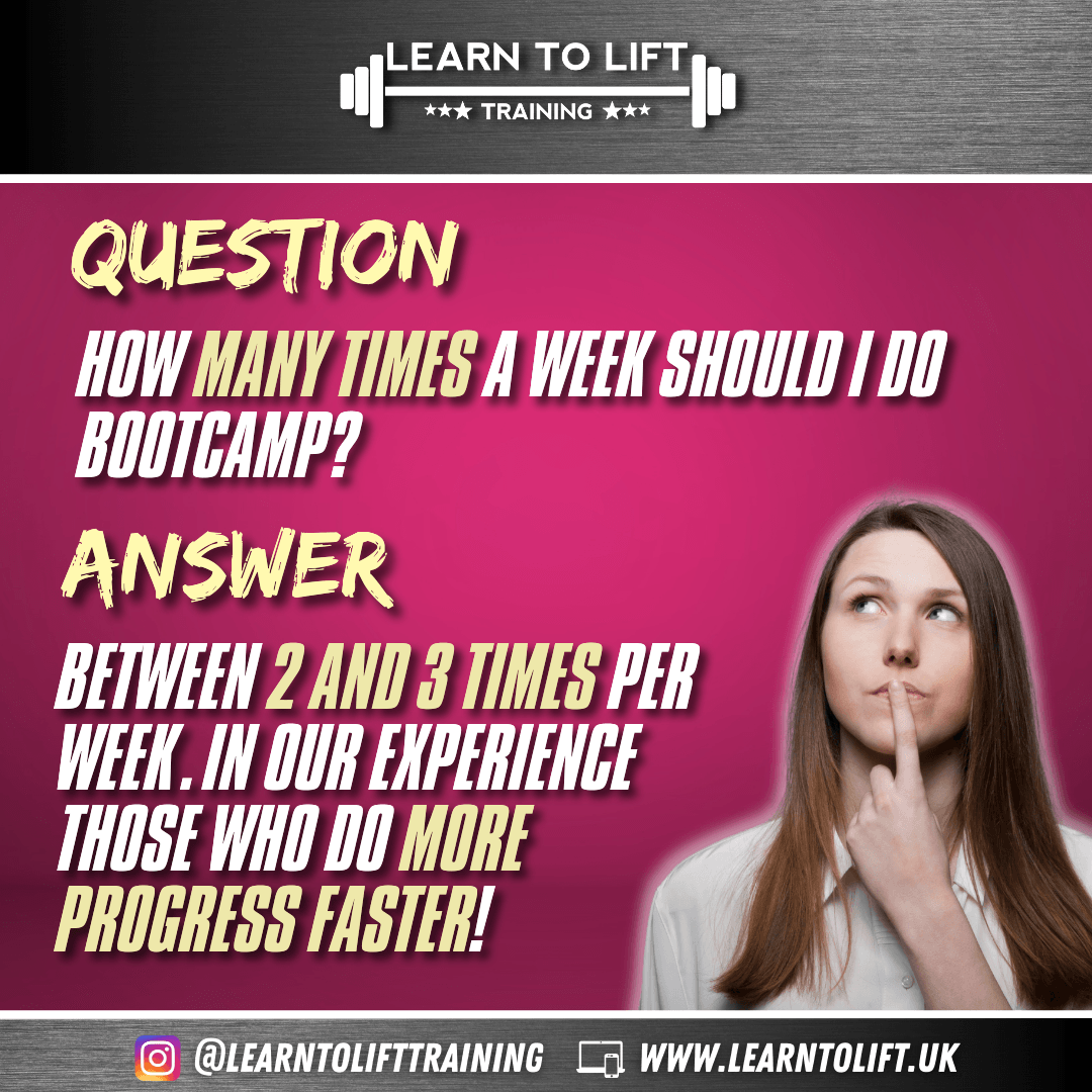 Bootcamp Glasgow - How Many Times A Week Should I Do Bootcamp?