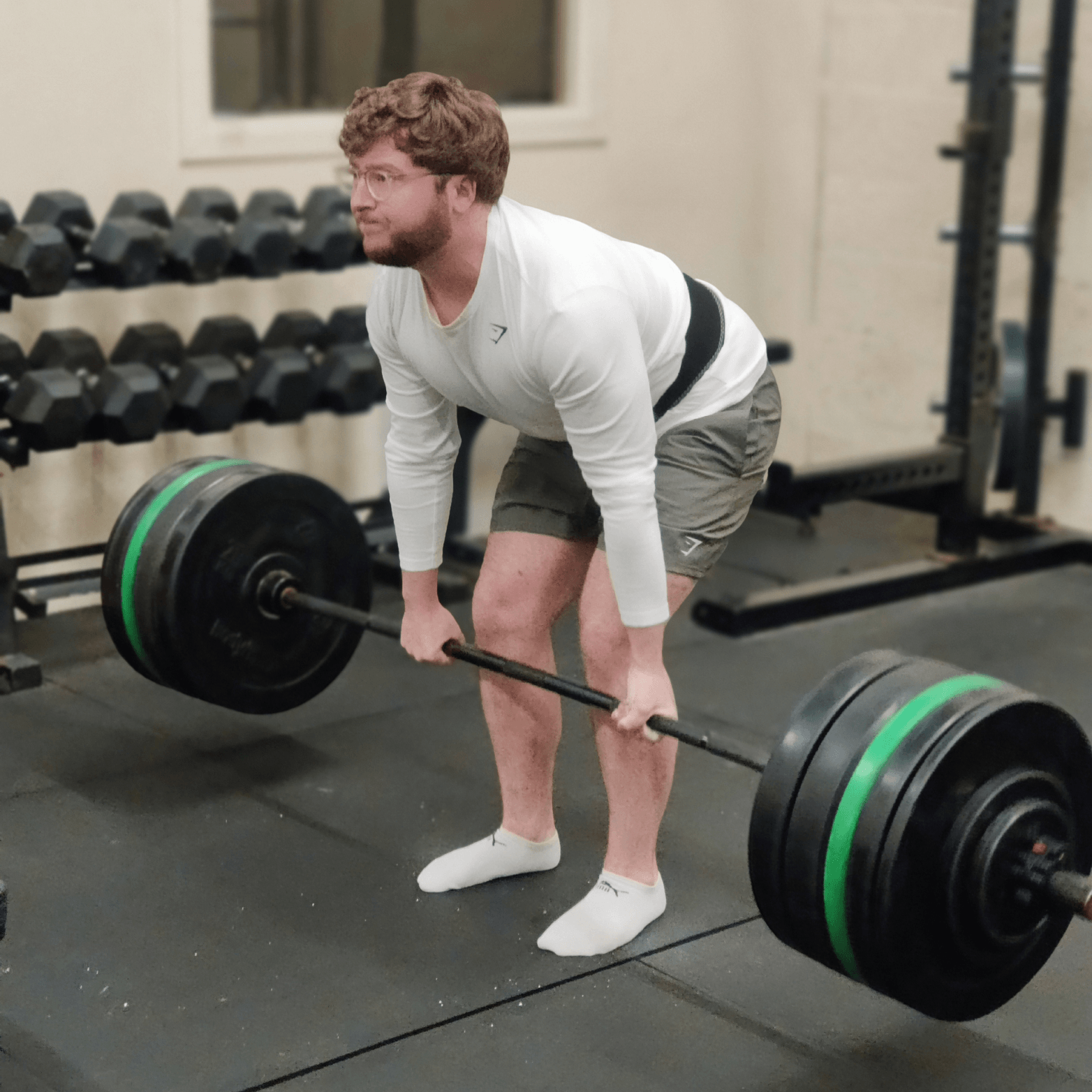 Man deadlifting at Learn to Lift Bootcamp Glasgow