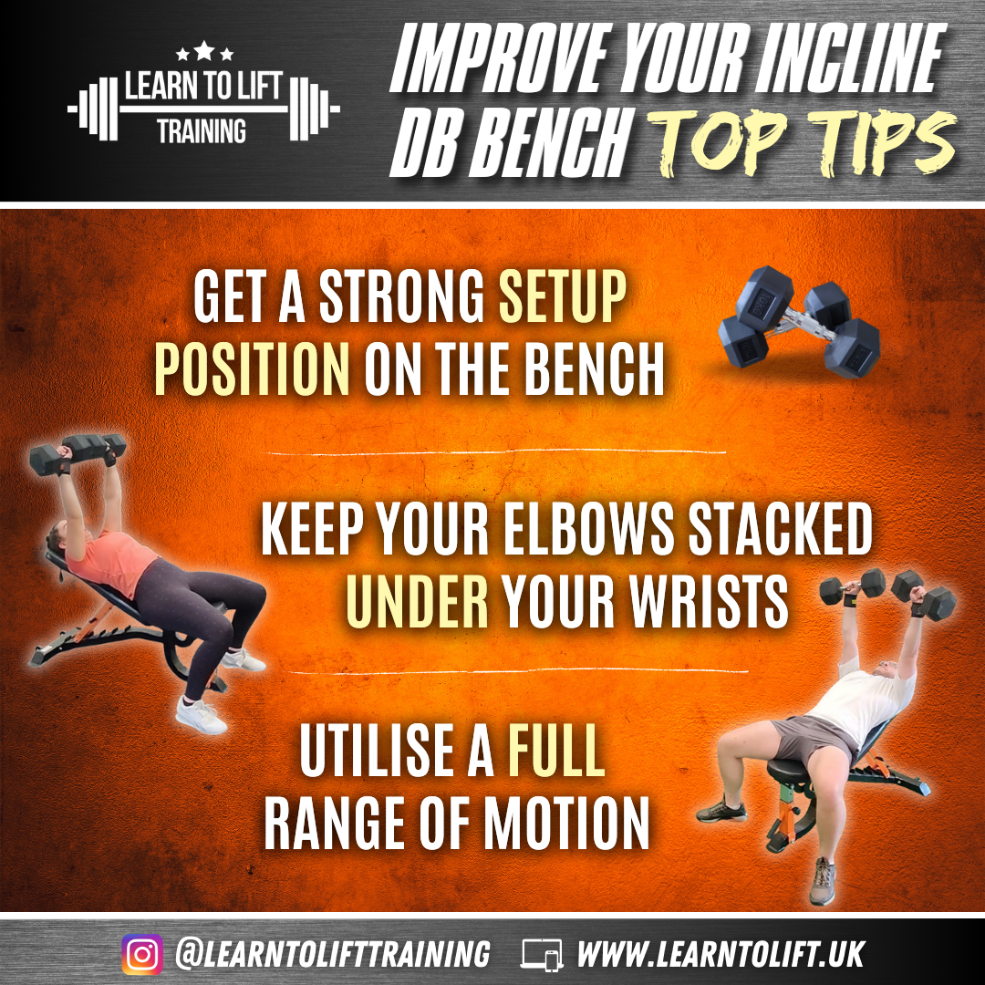 Personal Trainer Glasgow - 3 Things You Can Do To Improve Your Incline DB Bench Press