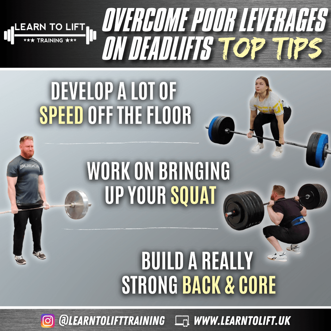 Glasgow Personal Training Tips - Overcoming Poor Leverages To Build A Good Deadlift