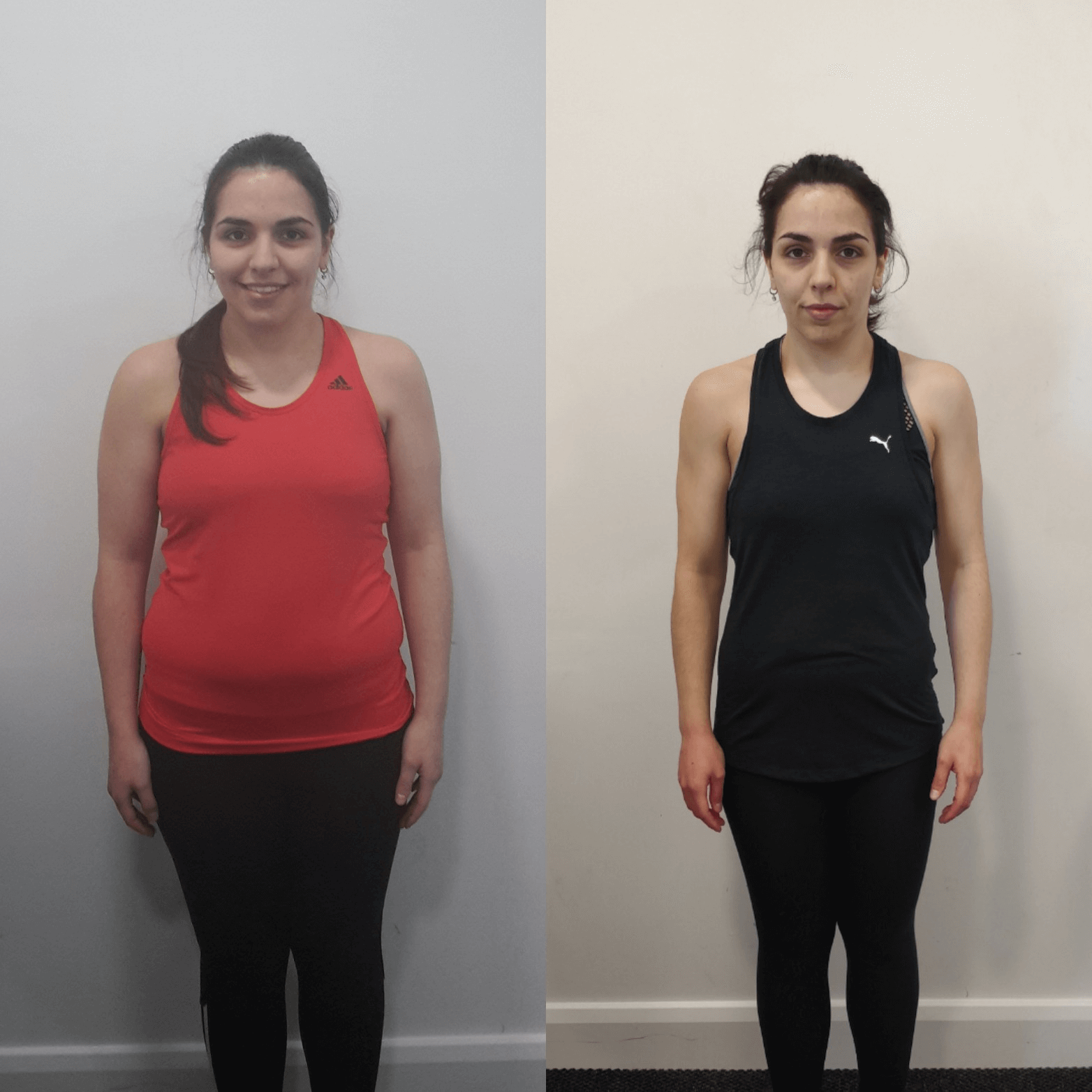 Personal Training Glasgow Woman Before and After Transformation