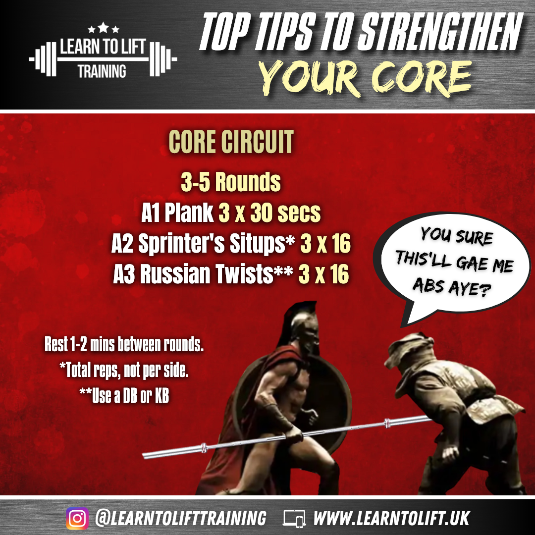 Strengthen Your Core with Our Glasgow Bootcamp Infographic 1