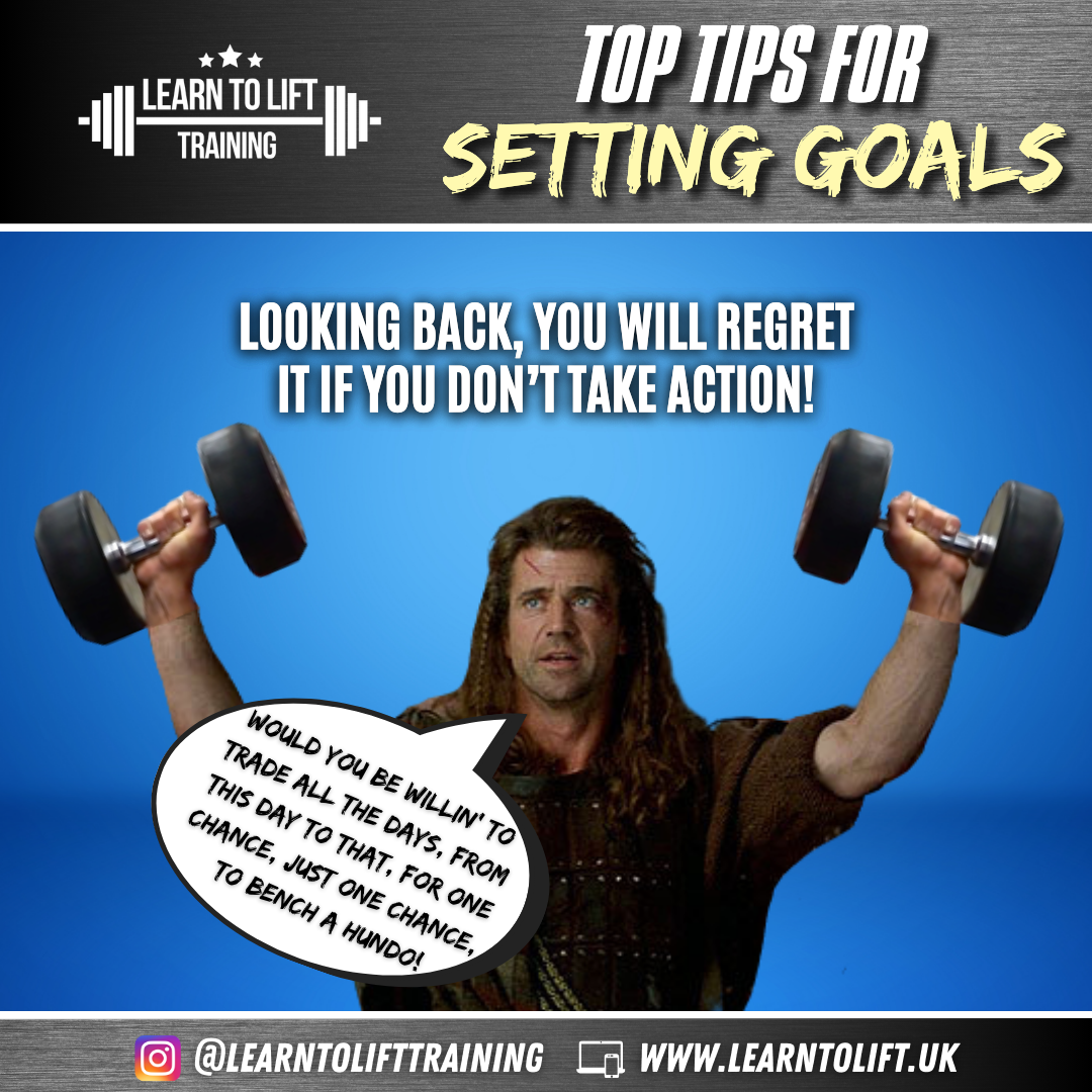 Personal Trainer Glasgow Southside - Struggling For Motivation? Set Some Goals Infographic 2