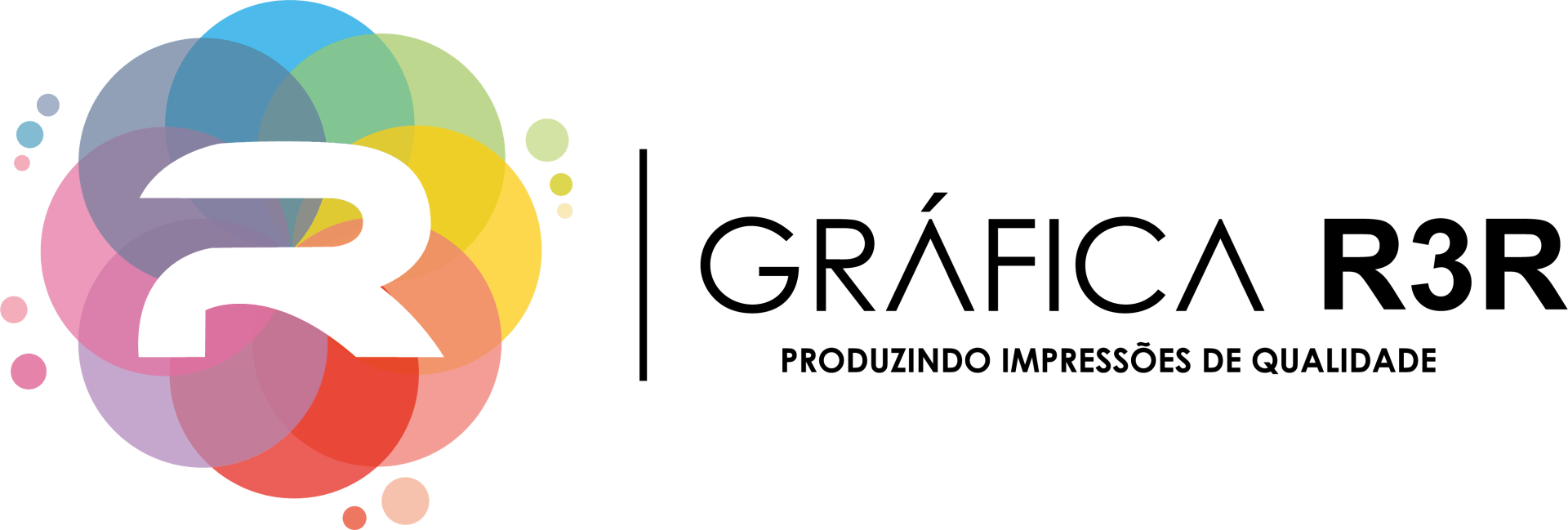Um logotipo para uma empresa chamada grafica r3r
