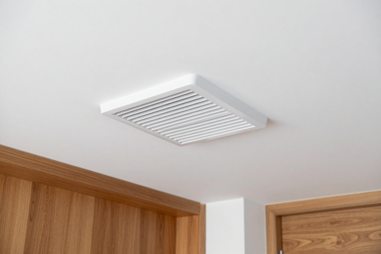 Ducted air conditioning ceiling vent installation