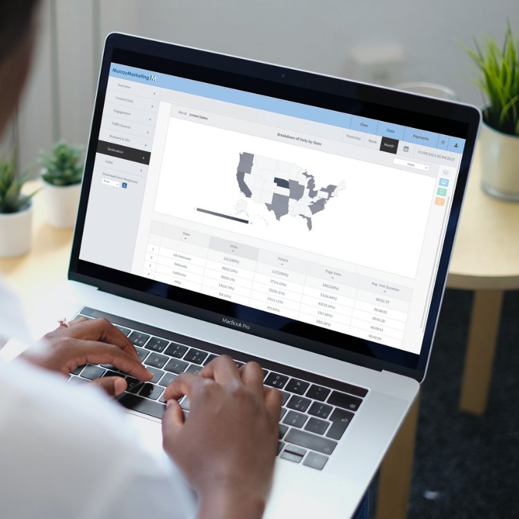 website analytics dashboard