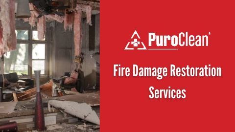 Puroclean fire damage restoration services is offering fire damage restoration services
