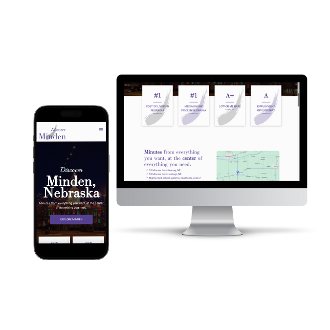 minden nebraska website design