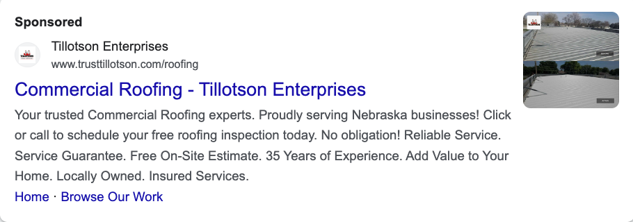 water restoration google ads