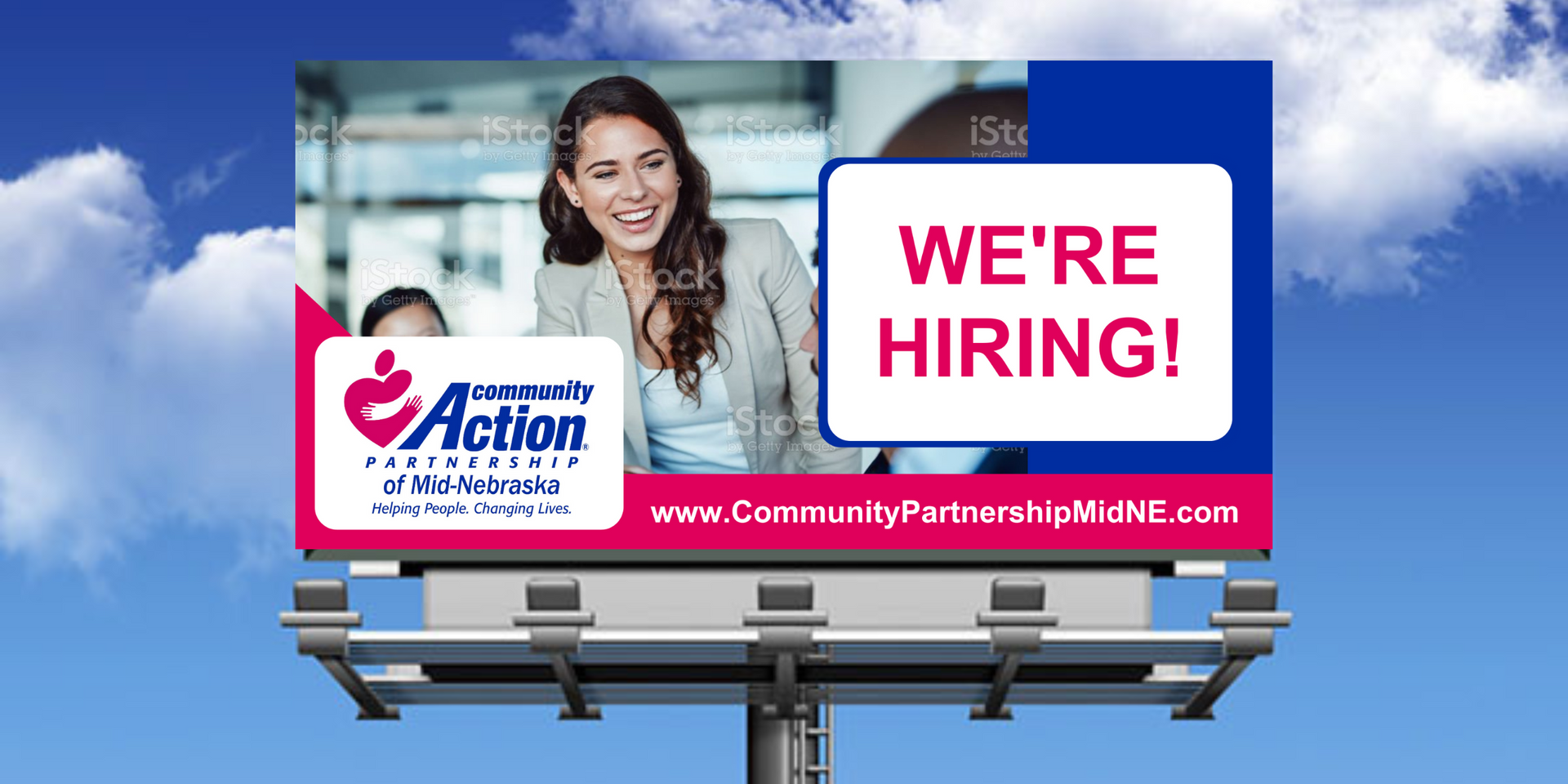 community action partnership billboard design 2