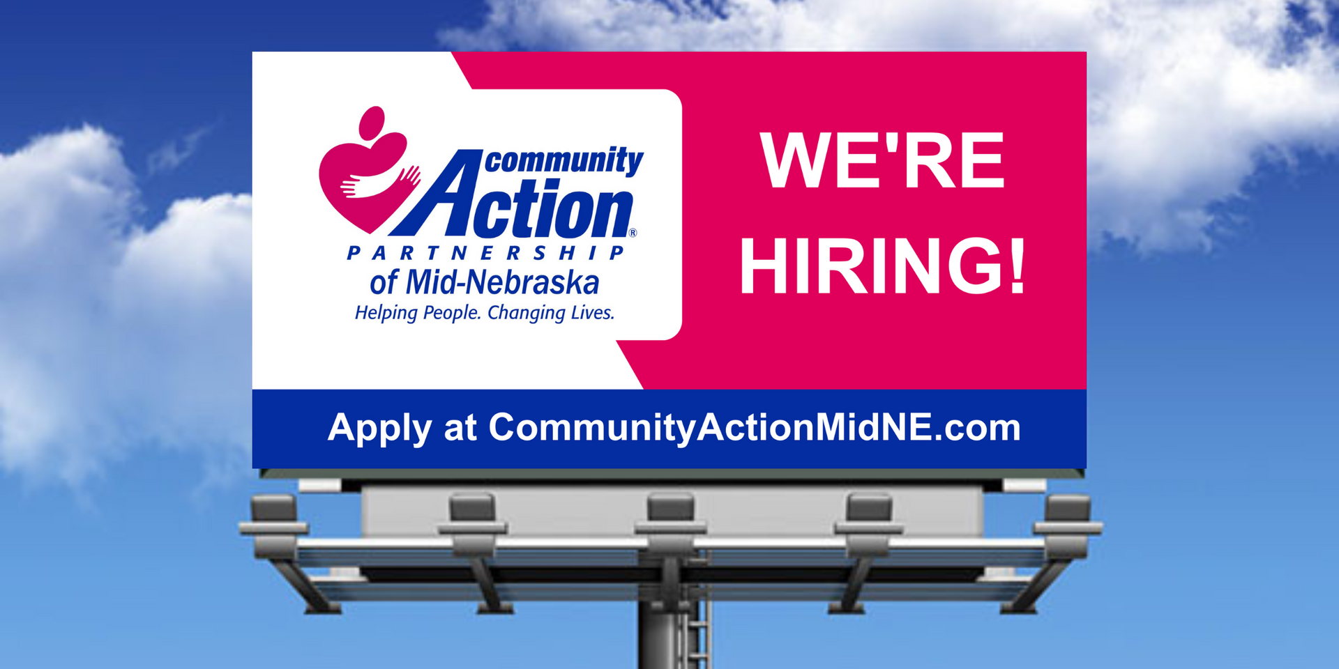 community action partnership custom billboard design