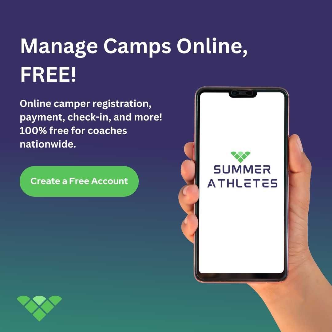 summer athletes Facebook ad design