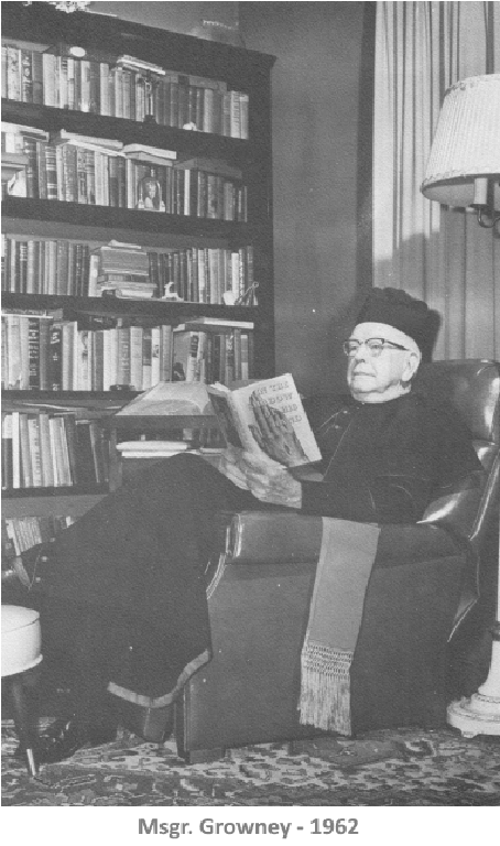 Msgr. Growney - 1962