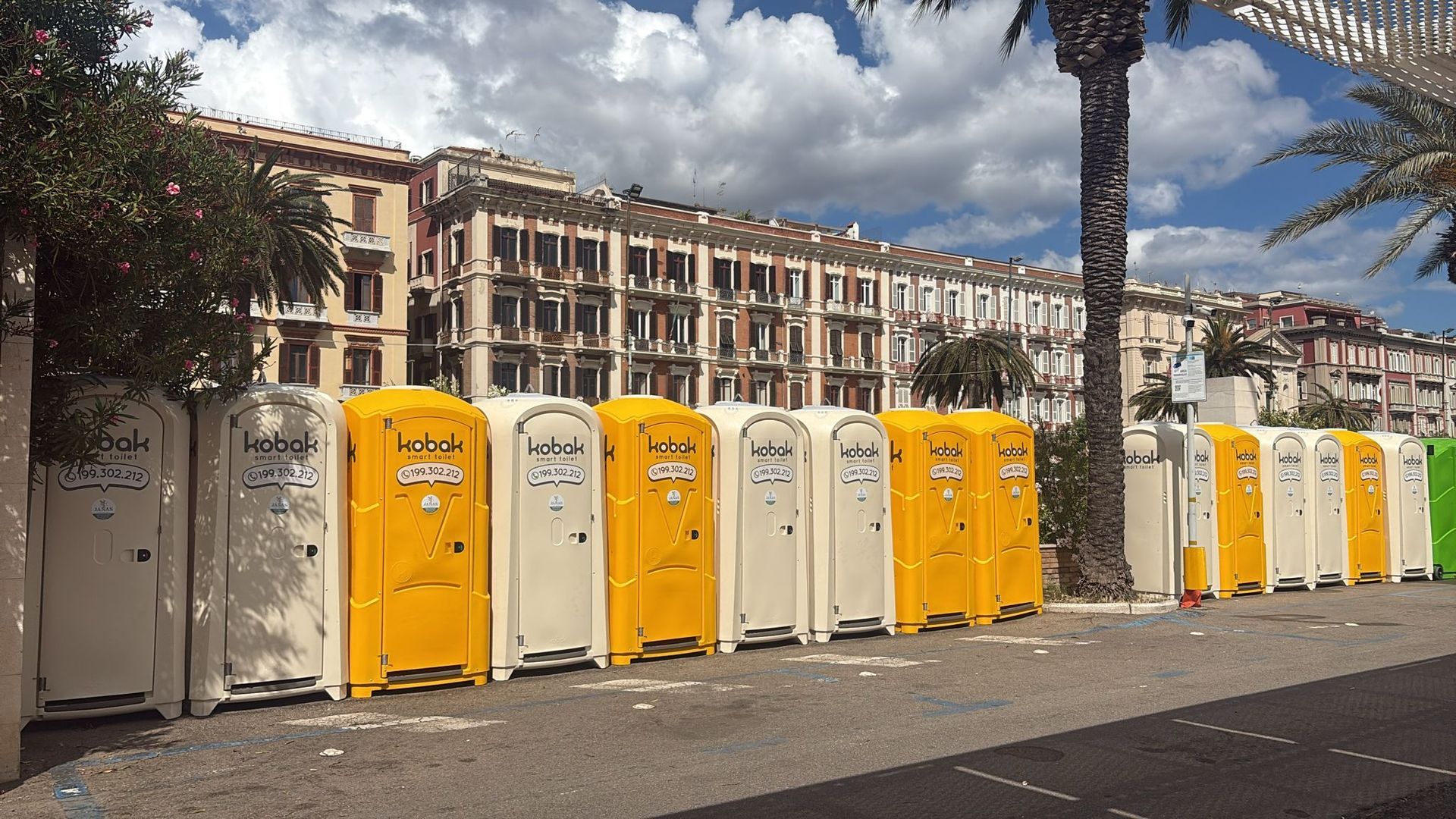 Noleggio servizi igienici per eventi.