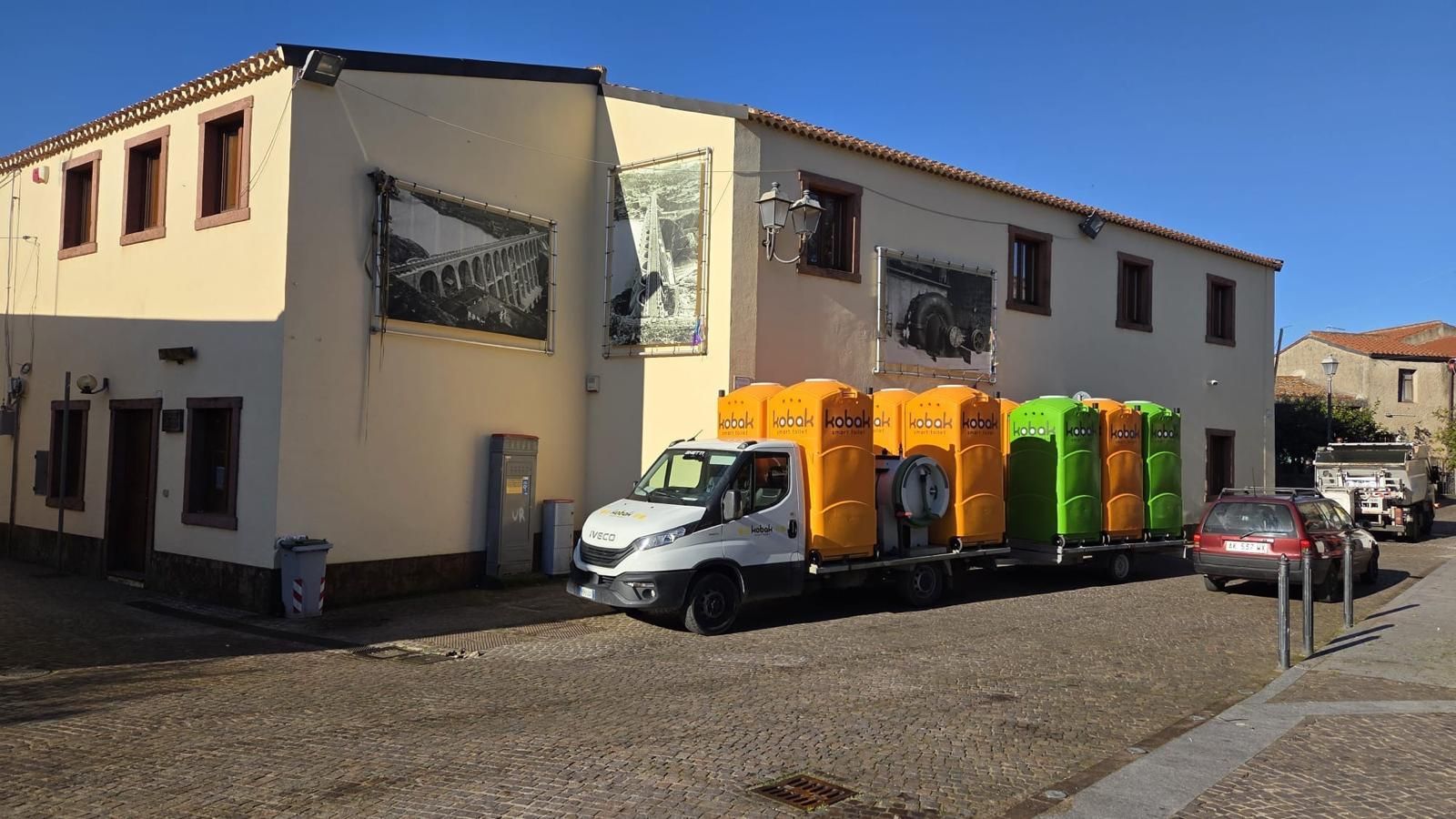 Bagni chimici per feste ed eventi.