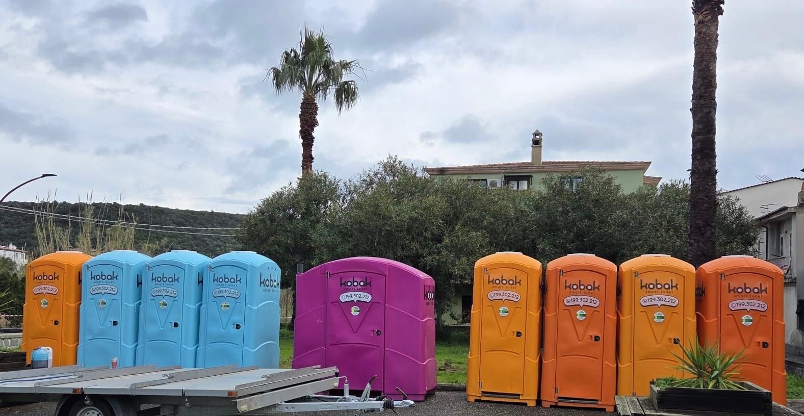 Bagni chimici per eventi in Sardegna.