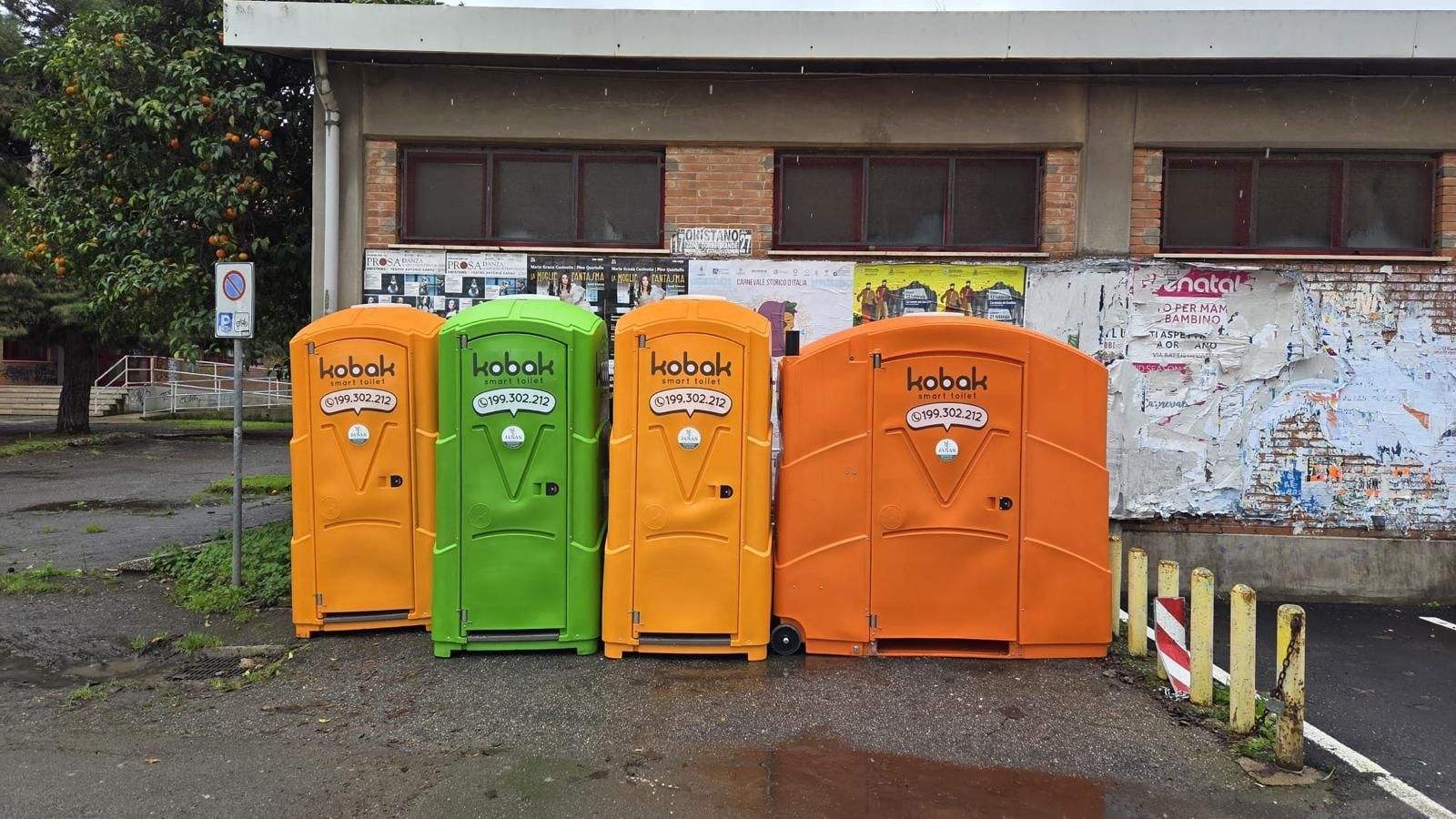 Bagni chimici per cantieri a Cagliari.