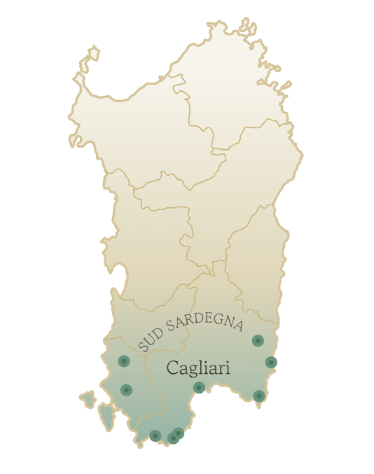 Sardegna mappa sedi