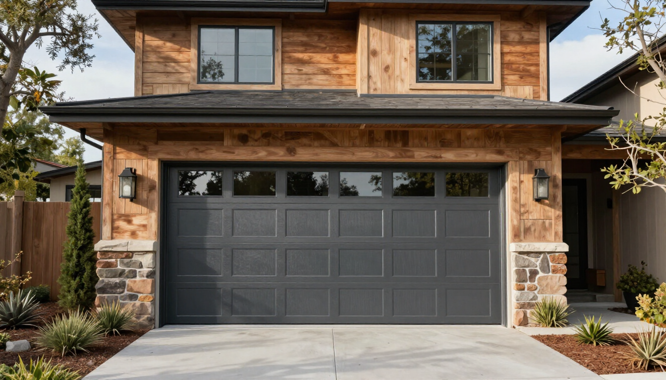 Modern Sacramento Home Garage