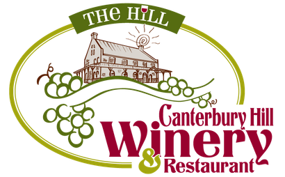Canterbury Hill Winery & Restaurant Logo. Come Enjoy Delicious Food, Drinks, or Host a Party with Us
