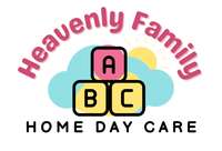 A logo for heavenly family home day care