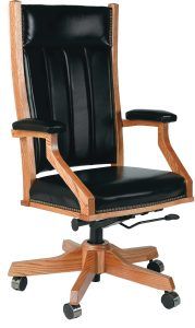 Mission Arm Desk Chair