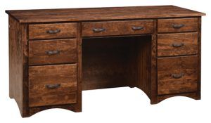 Shaker 62” Double Pedestal Desk