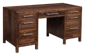 Vienna 60” Double Pedestal Desk