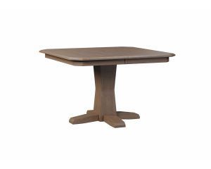 Bevel Shaker Single Pedestal Table