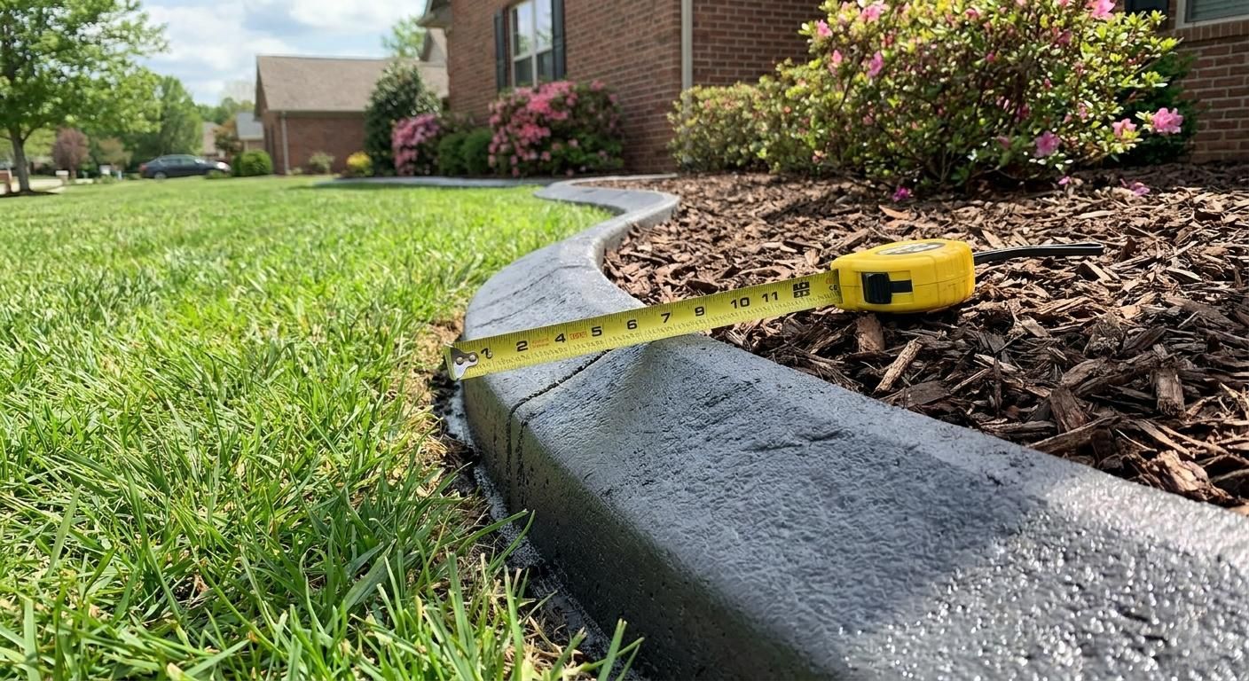 Landscape curbing cost per foot by material