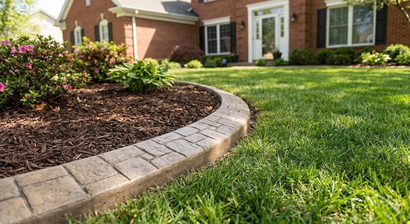 The most popular concrete curbing patterns