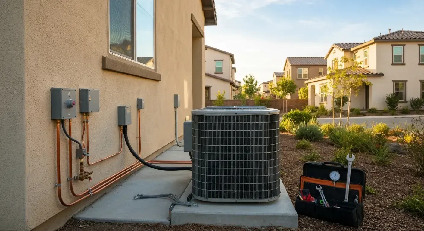 Central AC replacement in master-planned communities across south Elk Grove