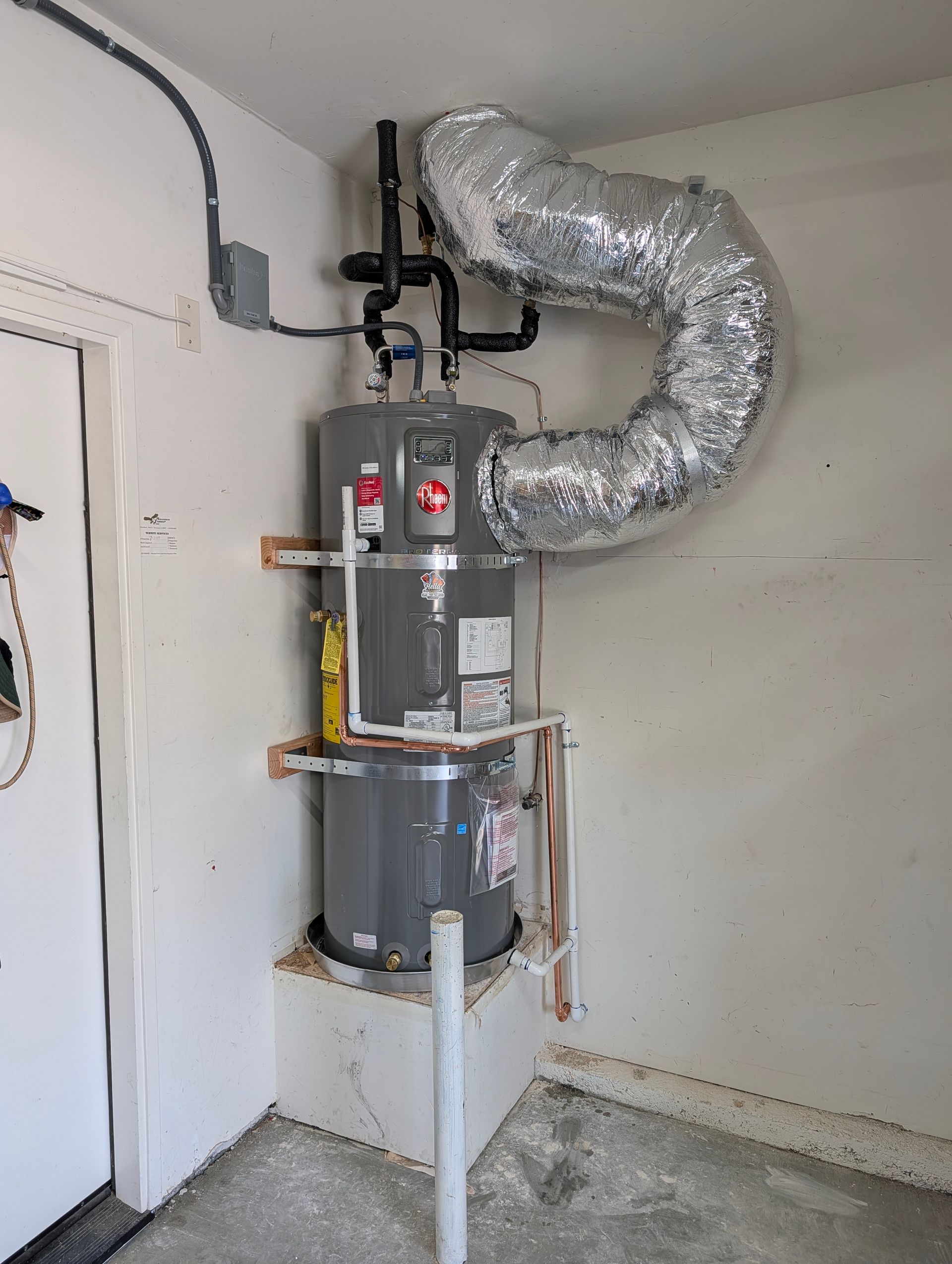 Whole house fan installation in Woodland, CA.