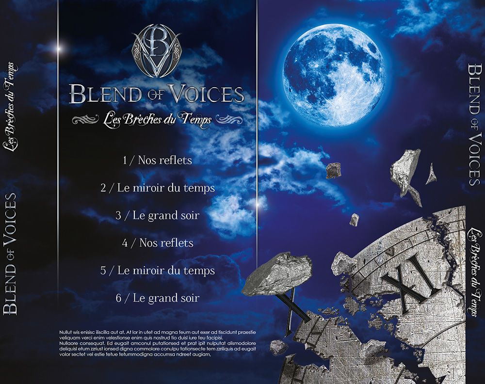 Dos jaquette CD Blend of Voices