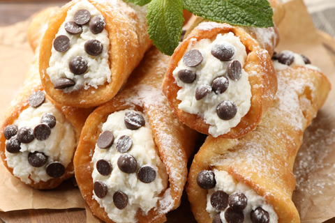 Homemade Cannoli