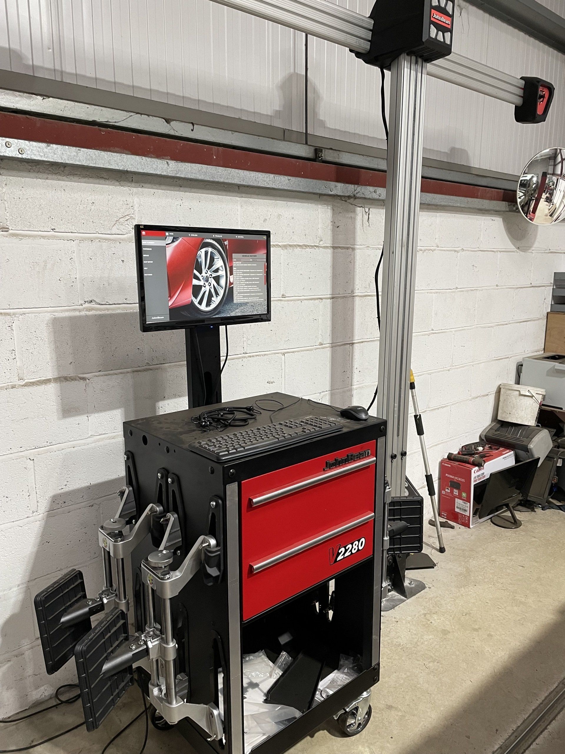 Horn and steering testing