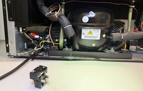 Replacing the start/run relay during a refrigerator repair