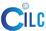 CILC logo: Blue letters with a swirling dot design above.
