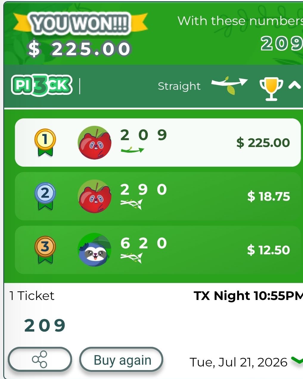 win the lottery