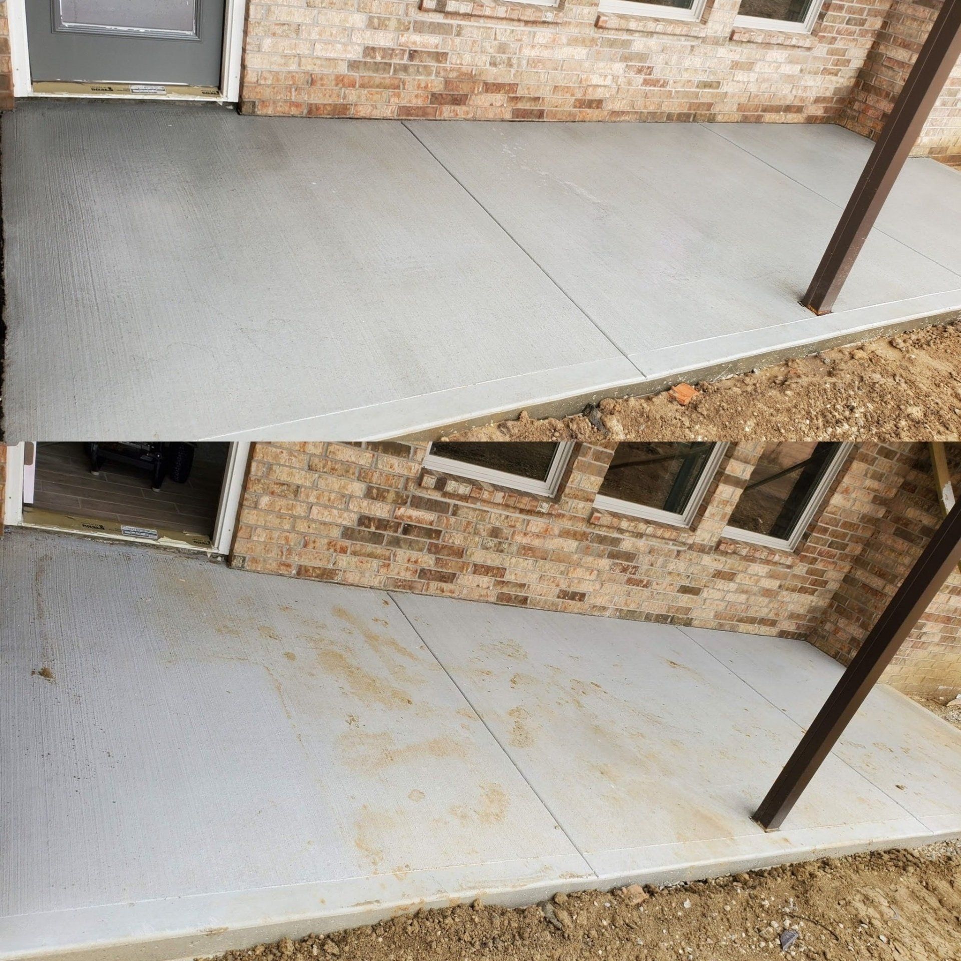 Client Floor Before and After — Kansas City, MO — Cleaning Maids In and Out, Kansas City, MO — Cleaning Maids In and Out, deep cleaning, top to bottom, housekeeping, maid service, cleaning, clean, cleaners, cleaning company, laundry service, window washing, carpet cleaning, carpet shampooing,