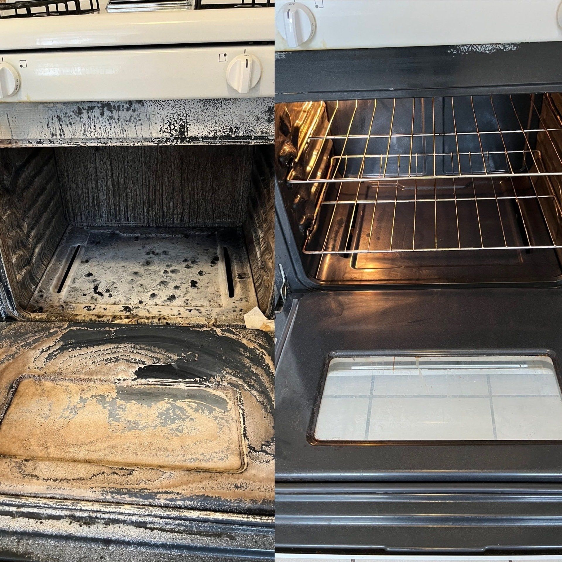 Client Old Oven Cleaned — Kansas City, MO — Cleaning Maids In and Out,Kansas City, MO — Cleaning Maids In and Out, deep cleaning, top to bottom, housekeeping, maid service, cleaning, clean, cleaners, cleaning company, laundry service, window washing, carpet cleaning, carpet shampooing,