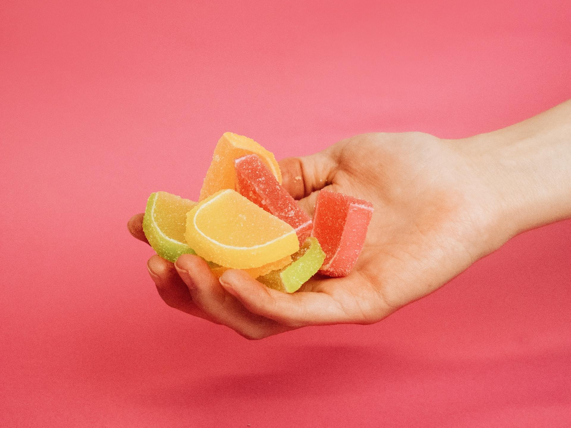 Hold fruit in hand