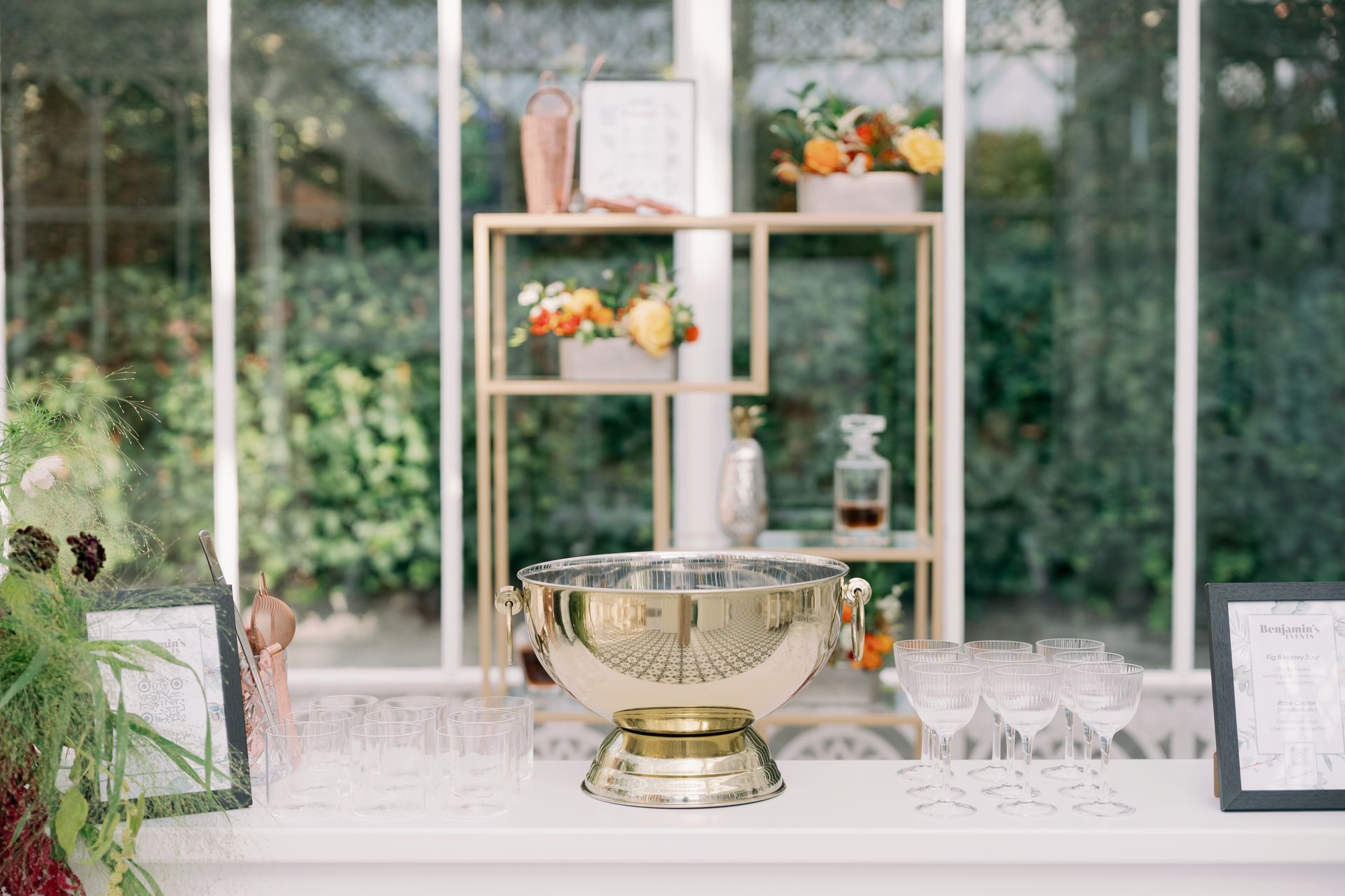 Bespoke bar set up