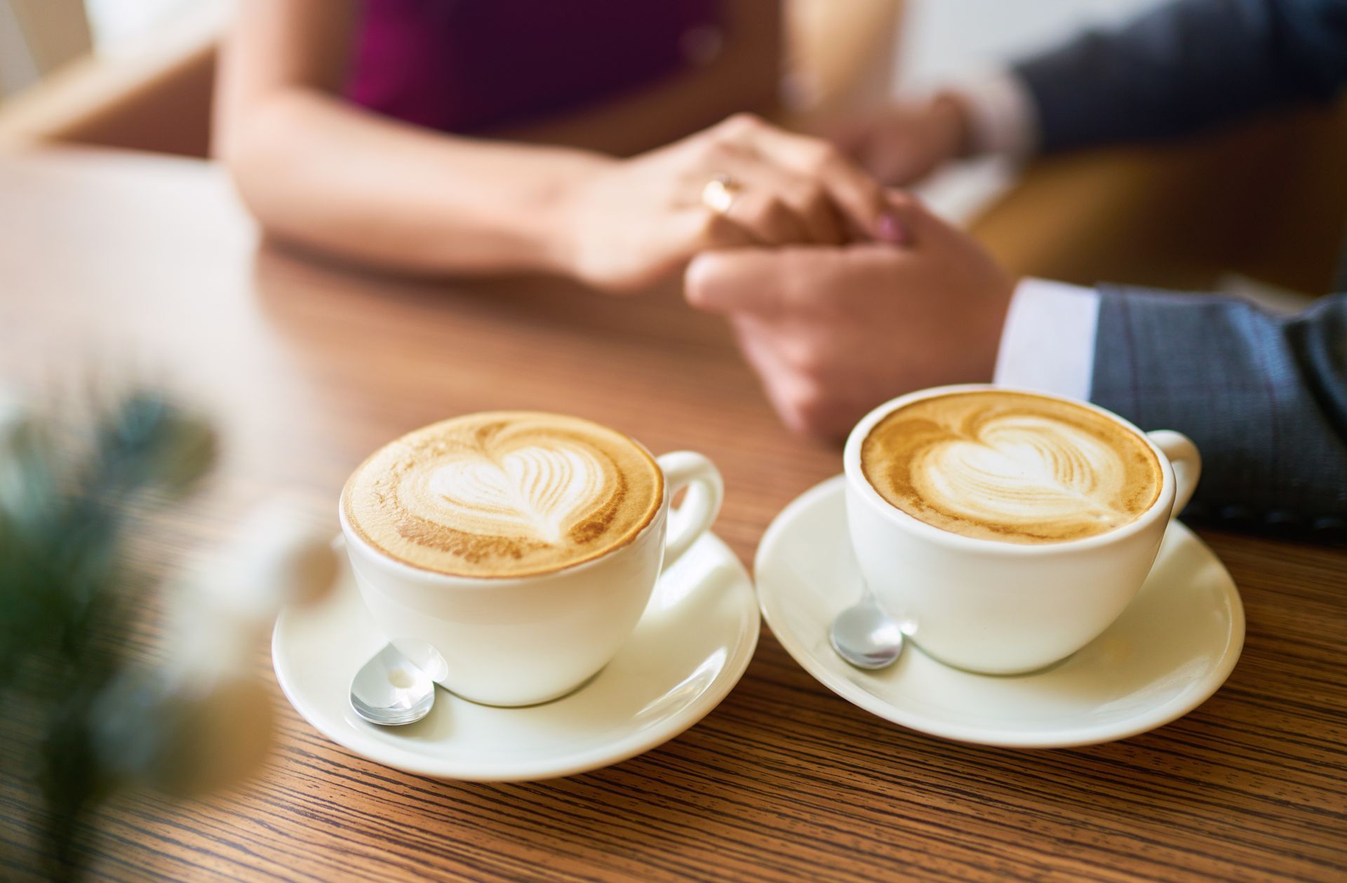 Koffie op een tuin bruiloft