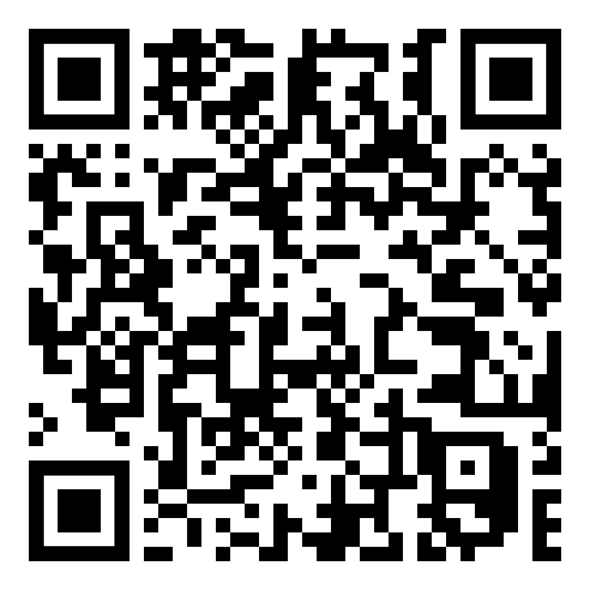 QR code composed of black and white squares.