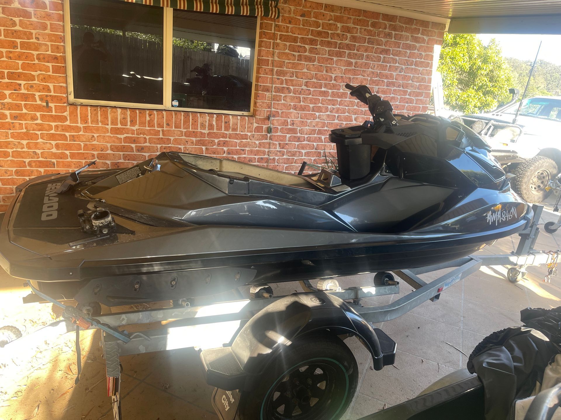 A Dark-colored Sea-doo Personal Watercraft — Hastings Mobile Marine Services In Wauchope, NSW