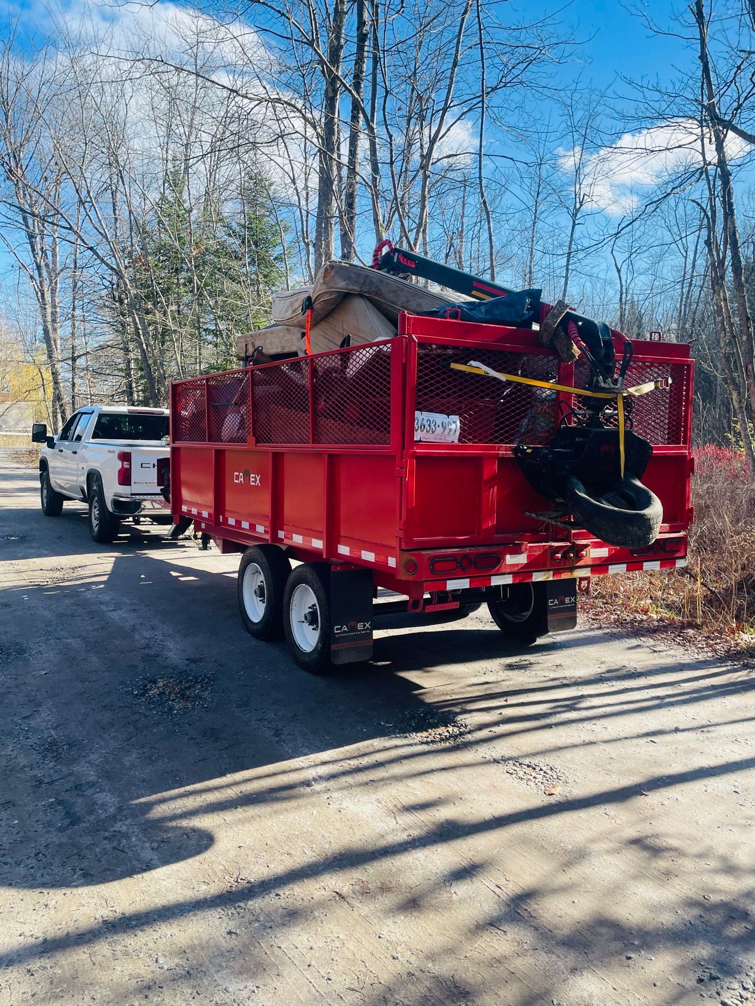 Finally Freedom Junk Removal hauling away junk