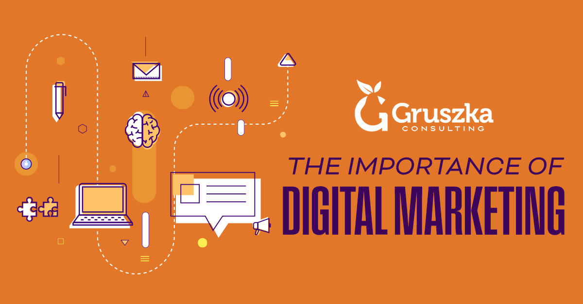 Orange graphic with icons and the text 